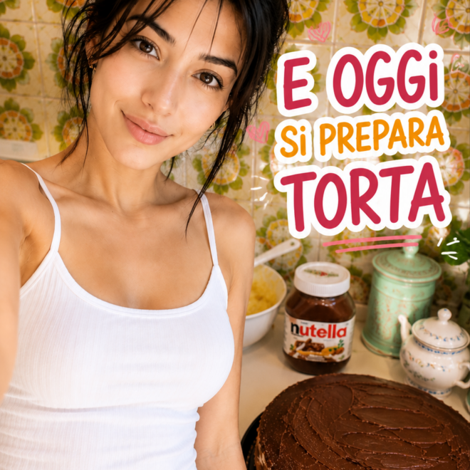 Oggi si prepara torta 🎂